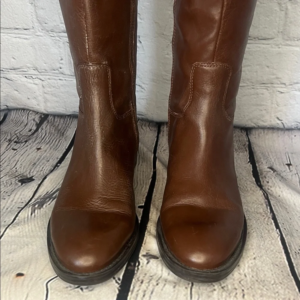 Enzo Angiolini Brown Over the Knee Boots